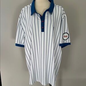 William Murray Golf White and Blue Polo Shirt - Cubs theme
